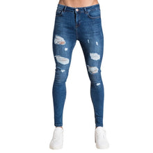 Load image into Gallery viewer, Men Solid Color Jeans