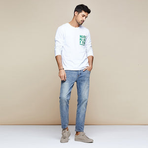 Autumn Cotton Blue Skinny Jeans Men