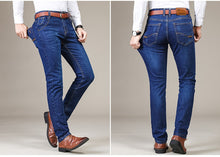 Load image into Gallery viewer, Business Fashion Classic Style Elastic Slim Trousers Jeans
