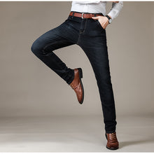 Load image into Gallery viewer, Business Fashion Classic Style Elastic Slim Trousers Jeans
