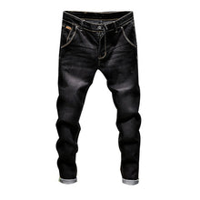 Load image into Gallery viewer, Stretch Denim Pants Solid Slim Fit Jeans
