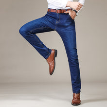 Load image into Gallery viewer, Business Fashion Classic Style Elastic Slim Trousers Jeans
