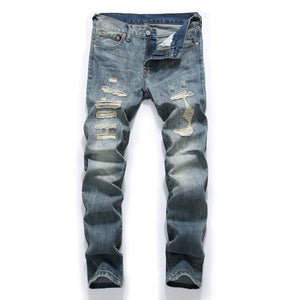 Fashion Retro Destroyed Men Jeans