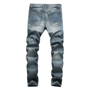 Fashion Retro Destroyed Men Jeans